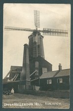 GB vintage RP postcard: Upper Hellesdon Mill, Norwich