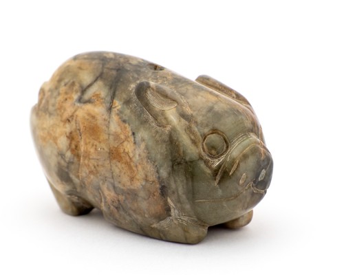 Antique hard stone hongshan - stone,