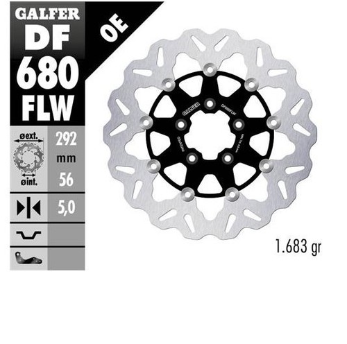 Galfer floating wavy front - galfer,