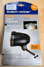NEW Busch & Muller Cyo E Premium E BIKE Front LED Bicycle Headlight 80lux 6-42v
