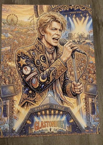 David bowie glastonbury a4 - david,