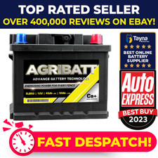 AgriBatt ELB50 Heavy Duty Electric Fence Battery 12V 45Ah
