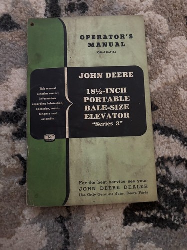 John deere inch bale - john, 1/2