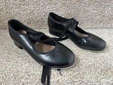 BLOCH Timestep Tap Shoes Dance Shoes Girls Kids Low 1" Heel Techno Taps Black