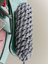 6 x LARGE BLACK ROPE SIDE FENDER WITH ATTACHMENT ROPES FOR NARROWBOAT, WIDEBEAM