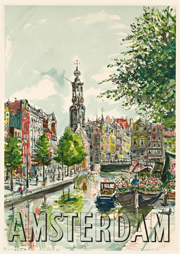 Foreign vintage poster - vintage,