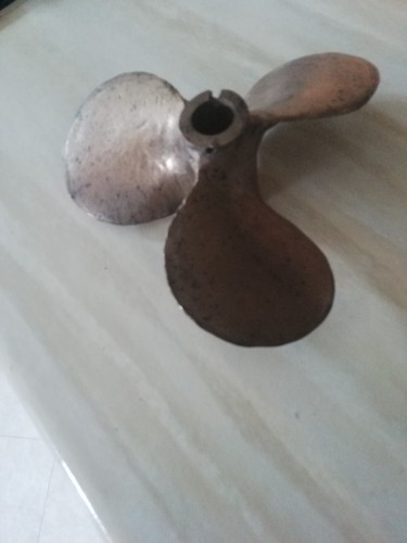 Brass boat blade propeller - brass,