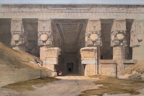 David roberts temple of - ra,
