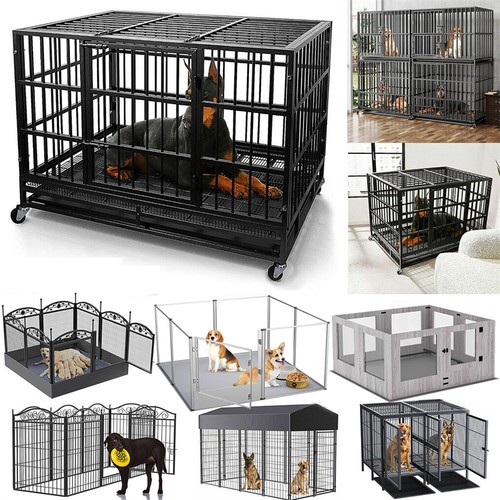 Heavy duty dog - crate,