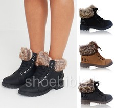 WOMEN LADIES FAUX FUR GRIP