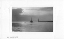 uk3227 the pilot's boat ship real photo uk