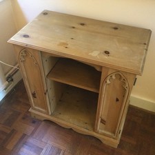 HiFi Storage Cabinet in Solid Pine (96 CDs, Music, Media, TV) Victorian Classic