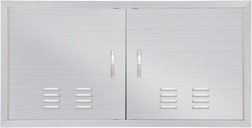 Stainless steel bbq double - bbq,