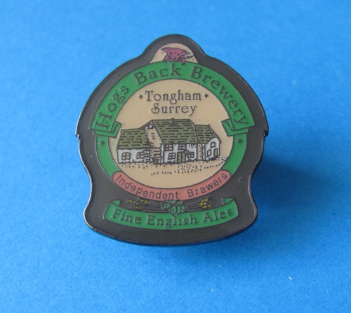 Vintage hogs back brewery - brewery, pin