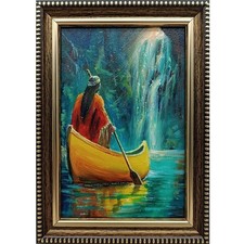 Original Oil Painting Mountain