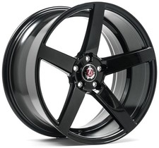 Alloy Wheels 19" Axe EX18 Black Gloss For Bentley Continental GT [Mk1] 03-10