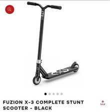 Fuzion X-3 Pro Complete Stunt Scooter Black
