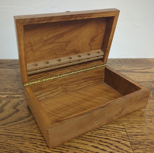 Vintage wooden storage box - wooden,