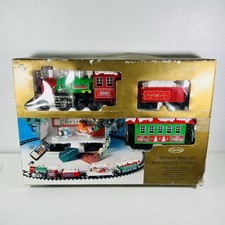 Vintage Dazzler Christmas Train Set With Remote Control- Tested Working