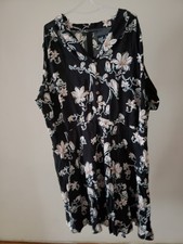 Hell Bunny Womens Shirt Dress Size 4XL UK 22