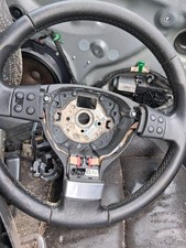 2007 VW VOLKSWAGEN GOLF MK5 MULTIFUNCTIONAL STEERING WHEEL BLACK