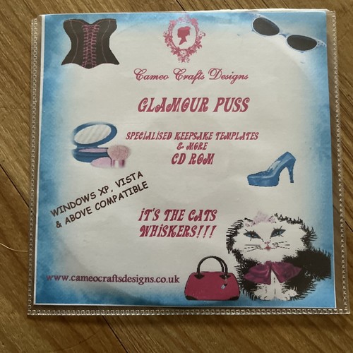 Glamous puss cameo crafts - crafts, cd