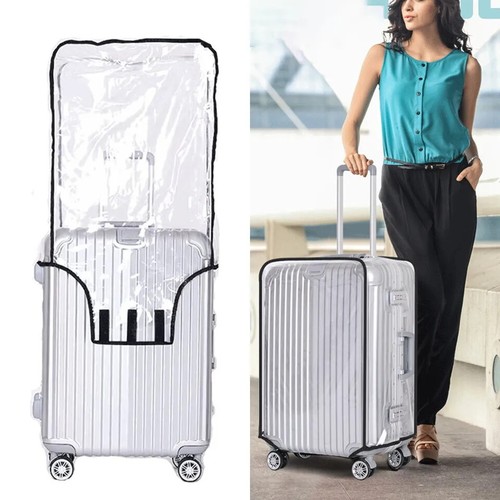 Pvc waterproof clear luggage - clear,