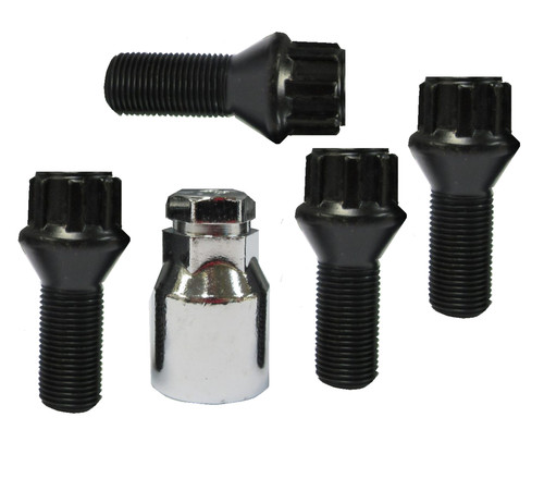 Black locking alloy - black, wheel