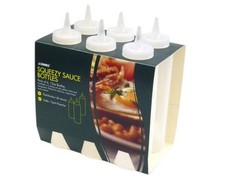 6 x Tall 12oz Plastic Squeeze