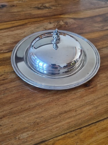 Silver plated muffin dish - silver, with
