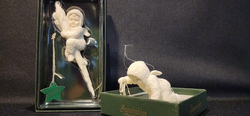 Two snowbabies ornaments - (2),