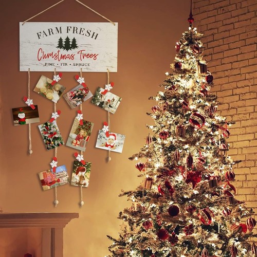 Christmas card holder - card,