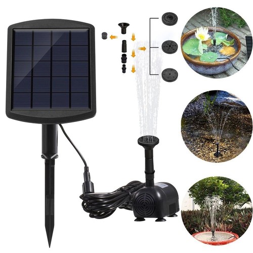 Solar power fountain - solar,