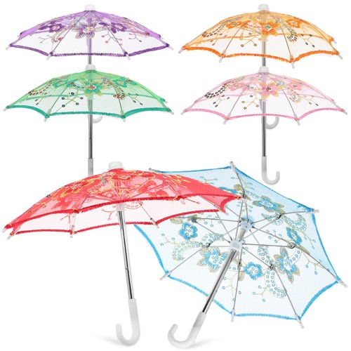 Set tiny lace umbrellas - set,