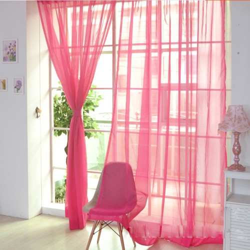 Modern sheer voile window - sheer,
