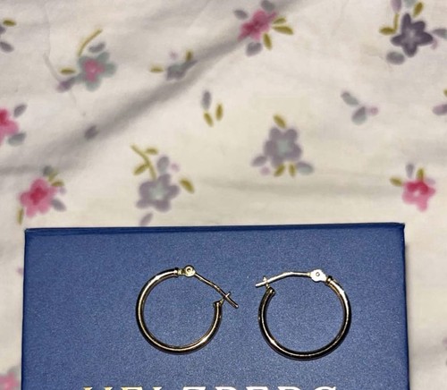 14k yellow gold - gold, hoop