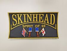 SKINHEAD SPIRIT 69 ROCKSTEADY REGGAE Oi! BACK PATCH MODS SCOOTERS SEW IRON ON 
