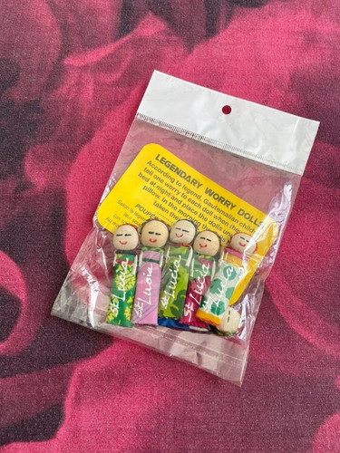 Guatemalan worry dolls - guatemalan, new