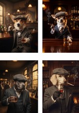 Peaky barkers dog - peaky, print