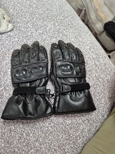 Motorcycle leather gloves - leather,