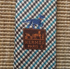 Hermès 100% silk tie