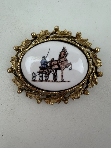 Vintage horse sulky harness - horse,