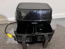 Cookworks 9L Dual Basket Digital Air Fryer KDF-5577DTW Black