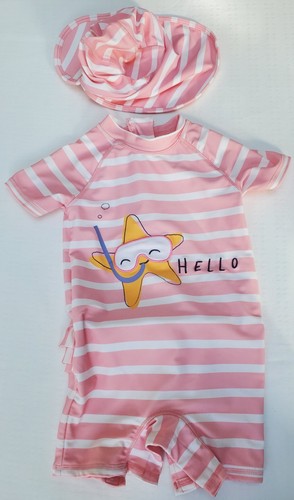 Baby girl swimsuit 9 12 - m&s,