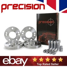 Peugeot 307 Wheel Spacers 20mm Bolts and Locks for Aftermarket Alloys -2 Pairs