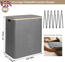 160l double laundry basket - 160l,