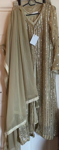 Gold sequin piece - piece, partly