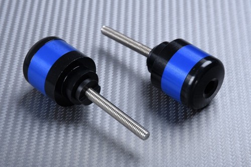 Blue bar end grip - blue, handelbar