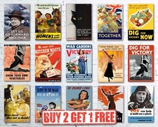 A4 Vintage Top Quality Allied WW2 World War II Propaganda Military Posters Print