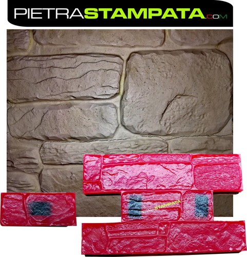 Vertical stamp mold - stamp, concrete